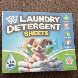 NIB Laundry Detergent Sheets - Fragrance Free